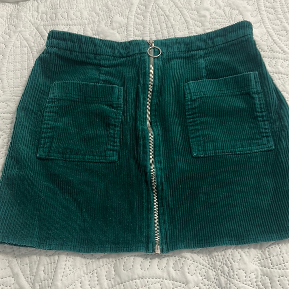 Fall corduroy skirt